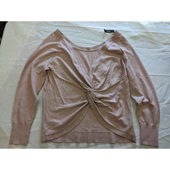 Victoria’s Secret Sport Twist Open Back Sweater Long Sleeve Pink Size M NWT $65 - Picture 13 of 13